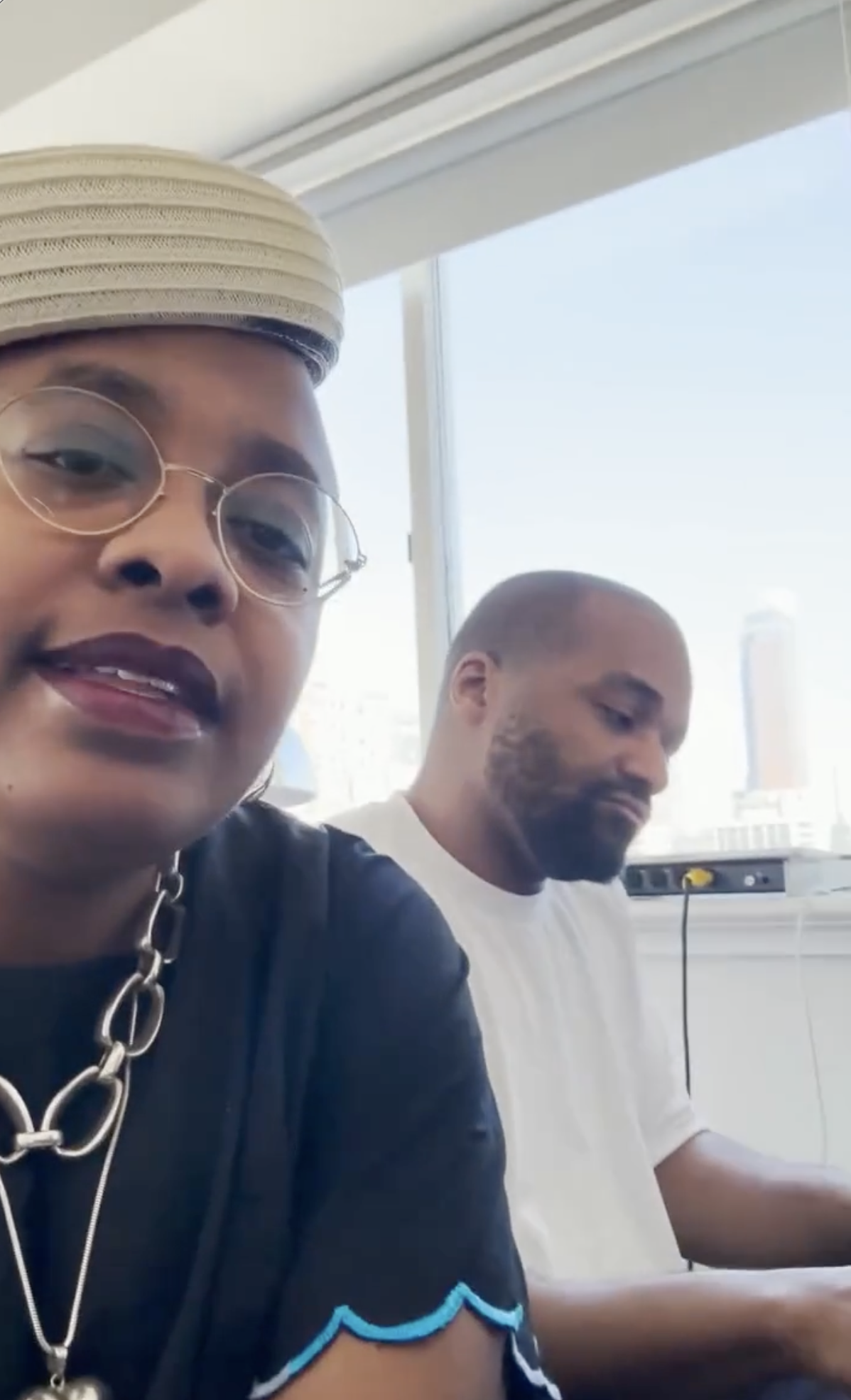 picture of Celine McLorin Salvant with Sullivan Fortner at the piano