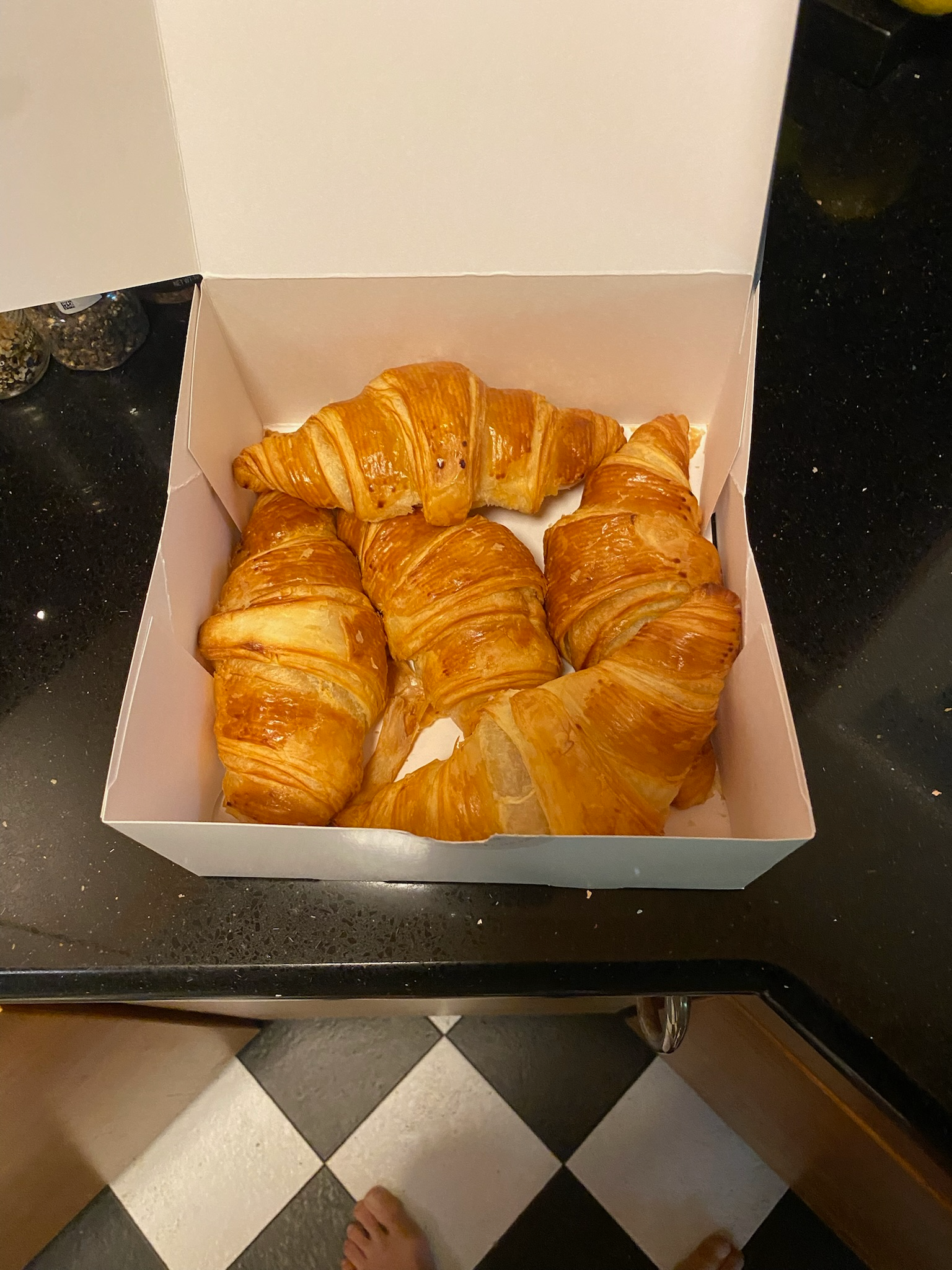 croissants in a box