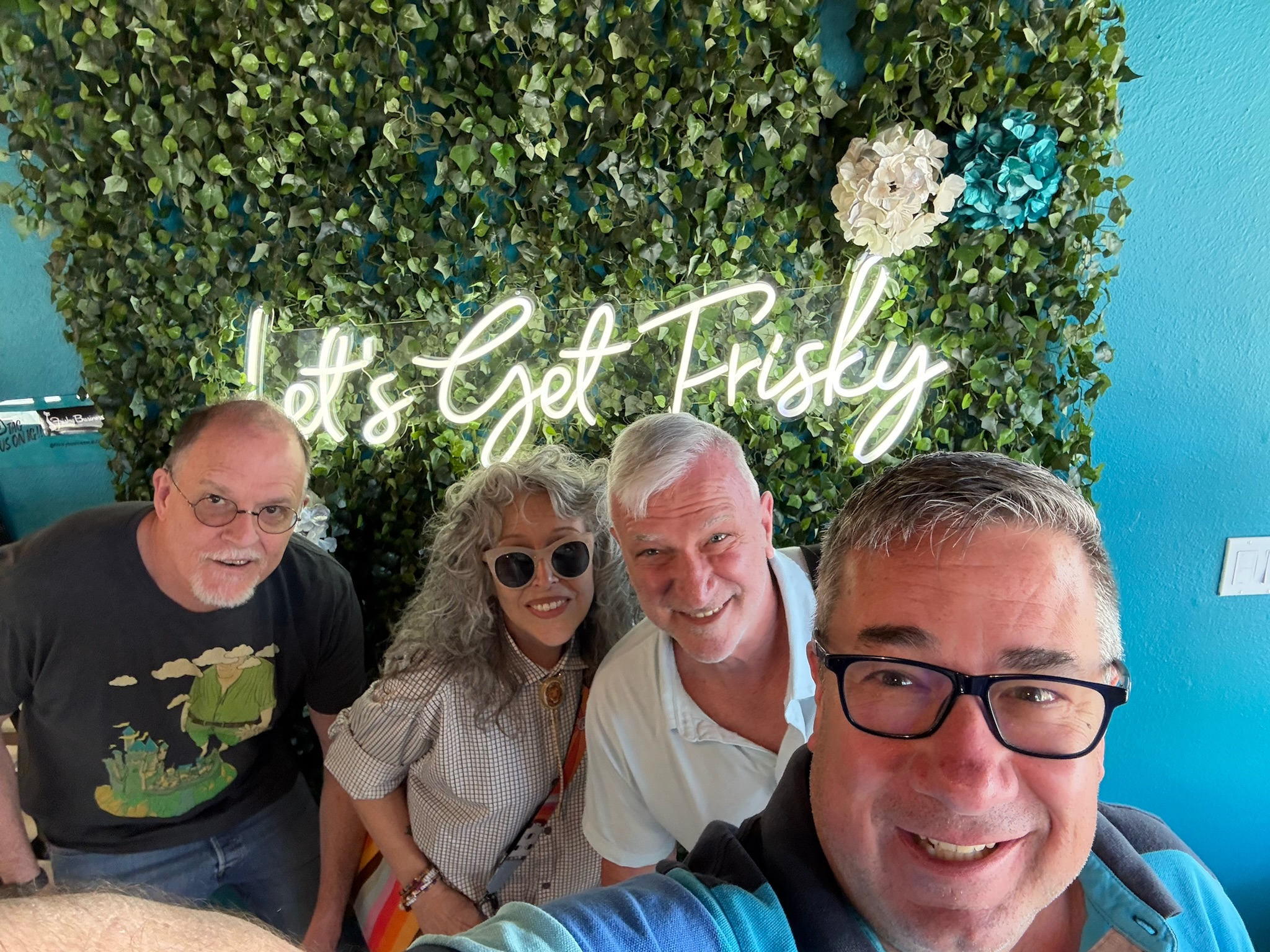 John, Lisa, Todd and Michael selfie